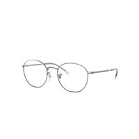 Ray-Ban Eyeglasses Unisex Rob Optics - Gunmetal Frame Clear Lenses Polarized 52-20