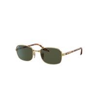 Ray-Ban Sunglasses Unisex Rb3690 - Yellow Havana Frame Green Lenses 51-21