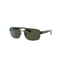 Ray-Ban Sunglasses Man Rb3687 - Black Frame Green Lenses 61-17