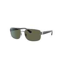 Ray-Ban Sunglasses Man Rb3687 - Black Frame Green Lenses Polarized 61-17
