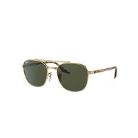 Ray-Ban Sunglasses Unisex Rb3688 - Yellow Havana Vintage Frame Green Lenses 55-19