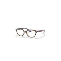 Ray-Ban Eyeglasses Children Rb1612 Optics Kids - Purple On Grey Frame Clear Lenses Polarized 48-15