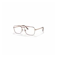 Ray-Ban Eyeglasses Unisex New Caravan Optics - Pink Gold Frame Clear Lenses Polarized 55-15