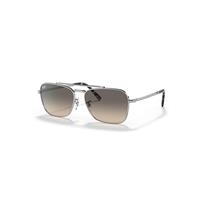 Ray-Ban Sunglasses Unisex New Caravan - Silver Frame Grey Lenses 55-15