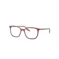 Ray-Ban Eyeglasses Unisex Rb5362 Optics - Brown Frame Clear Lenses Polarized 54-18