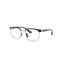 Ray-Ban Eyeglasses Unisex Rb3698vm Scuderia Ferrari Collection - Black Frame Clear Lenses Polarized 51-20