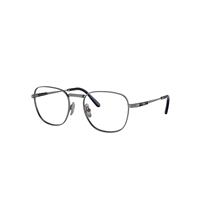 Ray-Ban Eyeglasses Unisex Frank II Titanium Optics - Gunmetal Frame Clear Lenses Polarized 48-20