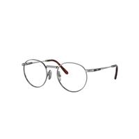 Ray-Ban Eyeglasses Unisex Round II Titanium Optics - Silver Frame Clear Lenses Polarized 47-20