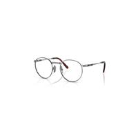 Ray-Ban Eyeglasses Unisex Round II Titanium Optics - Silver Frame Clear Lenses Polarized 50-20