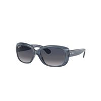 Ray-Ban Sunglasses Woman Jackie Ohh Transparent - Blue Frame Blue Lenses Polarized 58-17