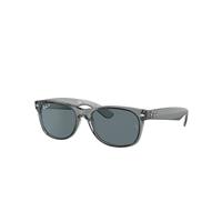 Ray-Ban Sunglasses Unisex New Wayfarer Classic - Grey Frame Blue Lenses Polarized 58-18
