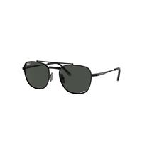 Ray-Ban Sunglasses Unisex Frank II Titanium - Black Frame Grey Lenses Polarized 51-20