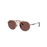 Ray-Ban Sunglasses Unisex Jack II Titanium - Rose Gold Frame Violet Lenses Polarized 51-20