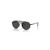 Ray-Ban Sunglasses Unisex Jack II Titanium - Black Frame Grey Lenses Polarized 53-20