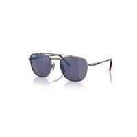 Ray-Ban Sunglasses Unisex Frank II Titanium - Silver Frame Grey Lenses 54-20