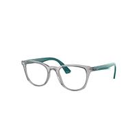 Ray-Ban Eyeglasses Children Rb1601 Optics Kids - Blue Frame Clear Lenses Polarized 48-18