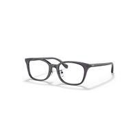 Ray-Ban Eyeglasses Unisex Rb5407 Optics - Transparent Dark Grey Frame Clear Lenses Polarized 52-19