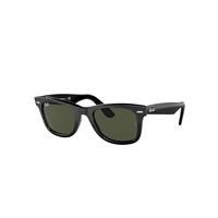 Ray-Ban Sunglasses Unisex Original Wayfarer Bio-based - Black Frame Green Lenses 50-22