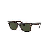 Ray-Ban Sunglasses Unisex Original Wayfarer Bio-based - Havana Frame Green Lenses 50-22
