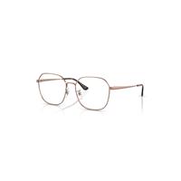 Ray-Ban Eyeglasses Unisex Rb6490 Optics - Copper Frame Clear Lenses Polarized 56-17