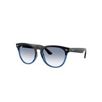 Ray-Ban Sunglasses Unisex Iris - Black On Transparent Blue Frame Blue Lenses 54-18