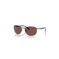Ray-Ban Sunglasses Unisex Rb3702 - Grey Frame Violet Lenses Polarized 57-18