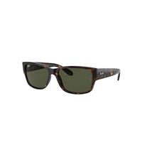 Ray-Ban Sunglasses Unisex Rb4388 - Havana Frame Green Lenses 55-18