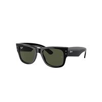 Ray-Ban Sunglasses Unisex Mega Wayfarer - Black Frame Green Lenses 51-21