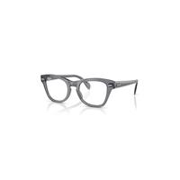 Ray-Ban Eyeglasses Unisex Rb0707 Optics - Transparent Grey Frame Clear Lenses Polarized 48-21