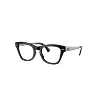 Ray-Ban Eyeglasses Unisex Rb0707vm Optics - Gunmetal Frame Clear Lenses Polarized 50-21