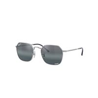 Ray-Ban Sunglasses Unisex Jim - Silver Frame Silver Lenses Polarized 53-20