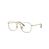 Ray-Ban Eyeglasses Unisex Jim Optics - Arista Gold Frame Clear Lenses Polarized 53-20