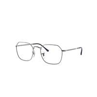 Ray-Ban Eyeglasses Unisex Jim Optics - Gunmetal Frame Clear Lenses Polarized 51-20