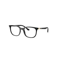 Ray-Ban Eyeglasses Unisex Rb7211 Optics - Black Frame Clear Lenses Polarized 52-19