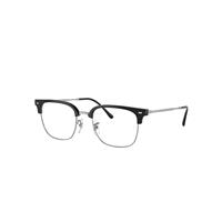 Ray-Ban Eyeglasses Unisex New Clubmaster Optics - Silver Frame Demo Lens Lenses Polarized 51-20