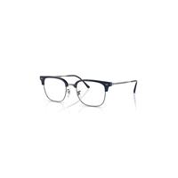 Ray-Ban Eyeglasses Unisex New Clubmaster Optics - Gunmetal Frame Clear Lenses Polarized 49-20