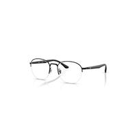 Ray-Ban Eyeglasses Unisex Rb6487 Optics - Black Frame Clear Lenses Polarized 50-20