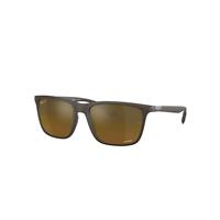 Ray-Ban Sunglasses Man Rb4385 - Brown Frame Brown Lenses Polarized 58-18