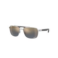 Ray-Ban Sunglasses Man Rb3701 - Black Frame Blue Lenses Polarized 59-17
