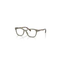 Ray-Ban Eyeglasses Children Rb1591 Optics Kids - Striped Green Havana Frame Clear Lenses Polarized 48-16
