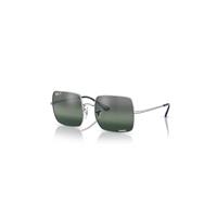 Ray-Ban Sunglasses Woman Square 1971 Chromance - Silver Frame Blue Lenses Polarized 54-19