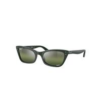 Ray-Ban Sunglasses Woman Lady Burbank - Green Frame Silver Lenses Polarized 55-20