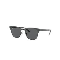 Ray-Ban Sunglasses Unisex Clubmaster Metal - Grey On Black Frame Grey Lenses 51-21