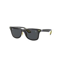 Ray-Ban Sunglasses Unisex Wayfarer Carbon Fiber | Ferrari 75th Anniversary Edition - Black Frame Grey Lenses 52-20