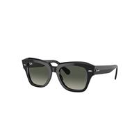 Ray-Ban Sunglasses Unisex State Street - Black Frame Grey Lenses 49-20