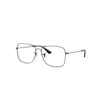 Ray-Ban Eyeglasses Unisex Rb6498 Optics - Gunmetal Frame Clear Lenses Polarized 55-15