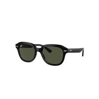 Ray-Ban Sunglasses Unisex Erik - Black Frame Green Lenses 51-20