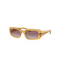 Ray-Ban Sunglasses Unisex Kiliane Bio-based - Transparent Yellow Frame Violet Lenses 54-21