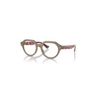 Ray-Ban Eyeglasses Unisex Gina Optics - Red & Purple Havana Frame Clear Lenses Polarized 51-20