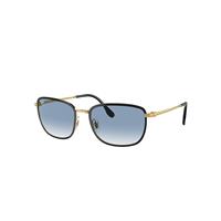 Ray-Ban Sunglasses Man Rb3705 - Gold Frame Blue Lenses 60-19